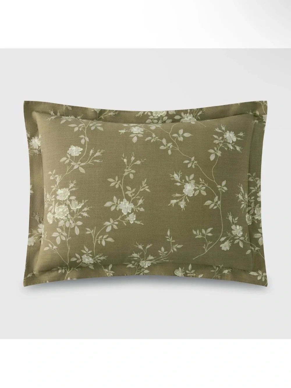 Jeremiah Brent Home 3pc California King Floral 'Palacio' Cotton Duvet Set Green
